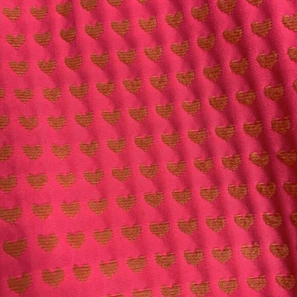 Hot Pink Heart Flare Style Skater Mini Skirt W-380 Size Medium - Picture 2 of 8